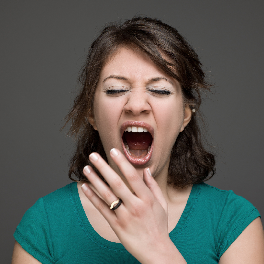 yawning during Pilates